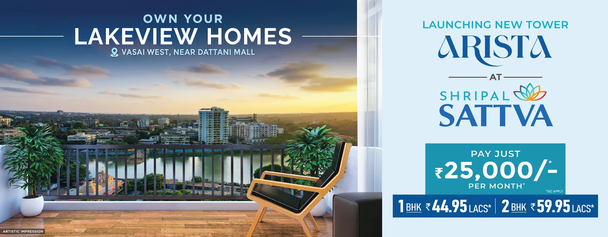 1, 2 BHK Flats in Virar West